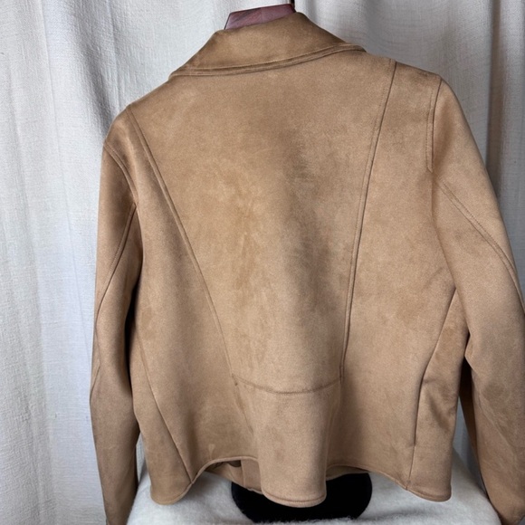 Torrid Tan Faux Leather Jacket - Picture 4 of 6